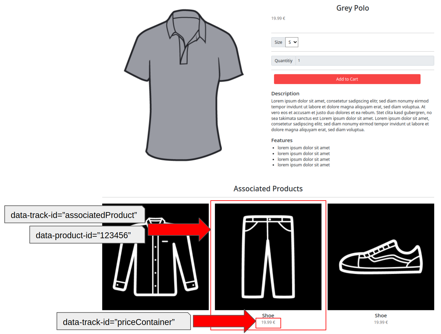 Associated Product Tracking